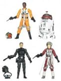 Star Wars 2011 Exclusive Action Figure 4Pack Battle Over Endor #2 Major Mianda, Palso Thern, Grizz Frix R2T7