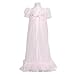 Laura Dare Soft Pink Sheer Flower 2pc Nightgown Robe Set Girls 2T-14