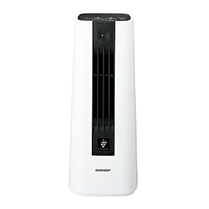 シャープ セラミックファンヒーター プラズマクラスター搭載 人感センサー付 ホワイト系 HX-ES1-W