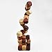 SFTRANS Puzzle Toys, Wood Brain Teaser with Kongming Lock 3D Snake Cube Puzzles, Best Gift for Child/Adults, Birthdays, Valentine’s Day, Thanksgiving, (2.9 x 2.9 x 2.9 inches)