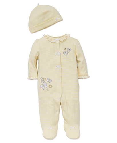 Little Me Baby Girls' Newborn Footie, Yellow, 3 Months