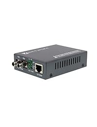 Conversor de medios de fibra   100Base Fx, ST Singlemode, 20 km, 1310 nm