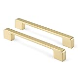 Kitchen Cabinet Handles Brushed Brass Drawer Pulls