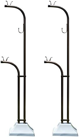 物干し台 アルミ物干しスタンド Ebf Long プラスチックカバー付きコンクリベース付き 本体カラー ブロンズ