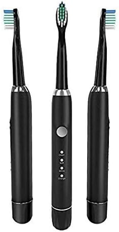 LivePow M100 acoustic electric toothbrush/clean rechargeable toothbrush deep clean mode with adaptive clean bursh head (black)