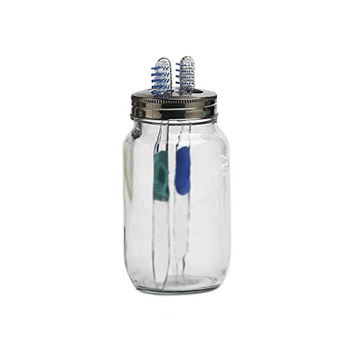 MamaHome Glass Bathroom Accessories Set of 4 Clear