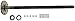 Dorman 630-207 Rear Passenger Side Drive Axle Shaft Compatible with Select Ford Models