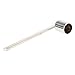 MUXSAM 1Pc 7.5x0.9in Candle Extinguisher Snuffer Candlesnuffers with Long Handle & Straight Tube for Tea Light Candles Wedding Altar Fireplace Church Wedding Candle Fire Extinguishing(Silver.)