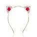 VK Accessories Crystal Cat Ear Headband for Women Girls