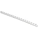 Fellowes Plastic Comb Binding Spines, 5/16 Inch Diameter, White, 40 Sheets, 100 Pack (52508)