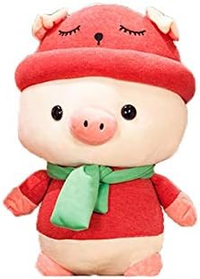 Qianzicaidian ぬいぐるみ 豚の人形ぬいぐるみ 友達の干支の贈り物を送るために詰め込むかわいい豚の人形ぬいぐるみ大晦日の豚のマスコット 複数の色 サイズ ぬいぐるみのプレゼント Color Red Size 28 Inches Ospacp Org Ar