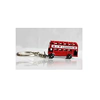 YChoice Red British Double-Decker Bus Keychain