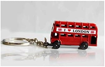 YChoice Red British Double-Decker Bus Keychain