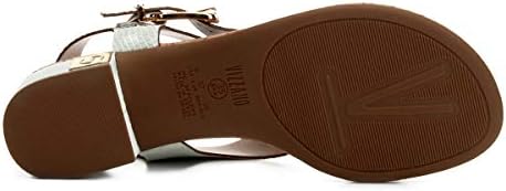 sandália vizzano salto grosso dedo cobra cortiça feminina