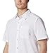 Columbia Mens Slack Tide Short Sleeve Camp Shirt, White, X-Large