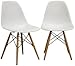 Baxton Studio LAC Plastic Side Chair Set of 2