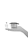 Caravan Jeweled 7 Tooth French Twist Comb In Black And Sprinkled With Crystals And Studs
