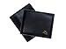 Luxury black leather wallet - men - RFID protection - coin pocket - excellent soft calfskin nappa - genuine leather - ID window - 2 bill compartments - business purse - bifold - trifold