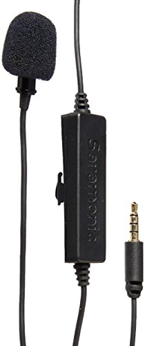Saramonic LavMicro Broadcast-Quality Lavalier Omnidirectional Microphone with 3.5mm TRS/TRRS Combo Connector & 6.3mm Adapter for Smartphones, DSLR Cameras, Camcorders & Recorders
