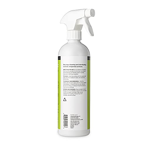 CleanWell Botanical Disinfectant Bathroom Cleaner, Citrus, 24 fl oz (1 ...