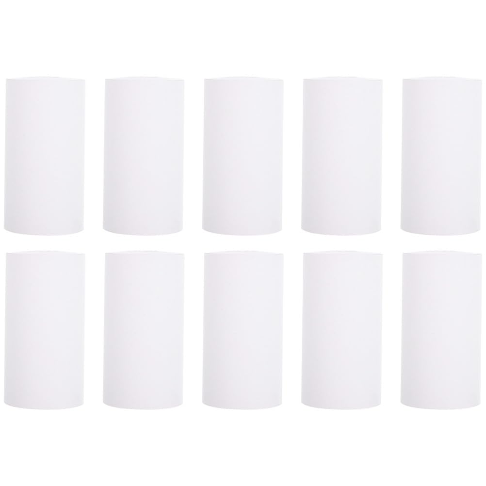 Operitacx 10 Rolls Thermal Paper Till Rolls 57x25mm for Cash Register, Pos Systems, Receipt Printing, Supermarket, and Small Business Use