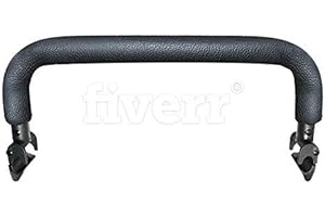 NEUTRAL Bar That Fits The Bugaboo Bee, Bee Plus, Bee 3 & Bee 5. (Front Facing Only As Seen in Photo) (PU Leather)