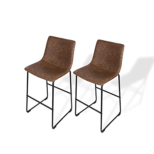 2 MODERN BUCK BAR STOOLS