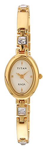 Raga Analog Gold Dial Womens Watch -NK9717YM02