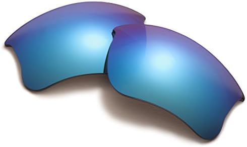 POLARIZED Replacement Legend Lenses For Oakley FLAK JACKET XLJ - Many Colors (Polarized, Blue Mirror)