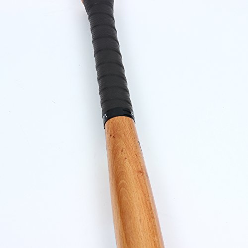 Evaliana Heavy Duty Natural Wood Baseball Solid Bat Sport Wooden Self Defense