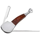 Scotte 3 in 1 Stainless Steel and Rosewood Tobacco/smoking Pipe Scraper Nozzle Cleaner Tamper Tool Set