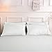 BETENWEL Kids' Duvet Cover Sets (Standard, White)