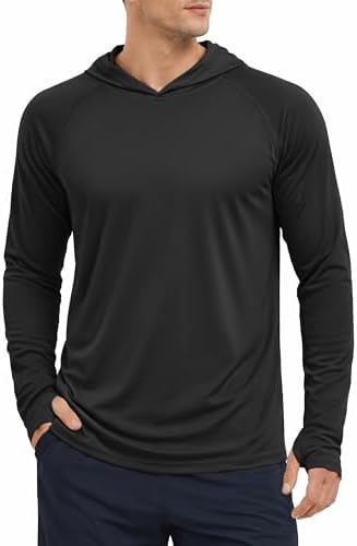 Amazon.com: TACVASEN Long Sleeve Shirts for Men Lightweight Hoodie
