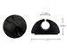 Cable Clips, Binds Cables, 12 Piece Cord Management for Wire Clips System, Desktop Cable Organizer for Multipurpose Cord Clips, Cable Tie Holder with Strong Self Adhesive-Black-from Bluegogo