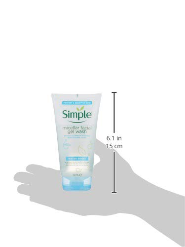 simple water boost facial gel wash micellar stores