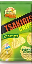 Tsakiris Potato Wave Chips with Oregano From Greece - 16 Packs X 100g (3.6 Ounces Per Pack)