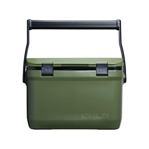 Stanley Adventure Outdoor Cooler 15.1L - Camping Kühlbox - BPA-Frei - Deckel fungiert auch als Sitz - Robuste Isolierbox ohne Strom - Auslaufsicher -