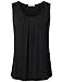 Tunics For Women To Wear With Leggings, Messic Womens Scoop Neck Knitted Blouse Top Black,Large