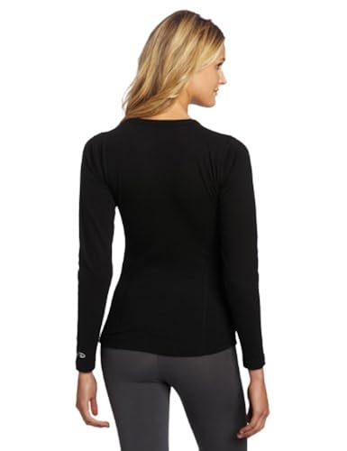 Duofold Women's Heavy Weight Double Layer Thermal Shirt, Black