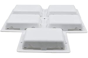 Mr. Shrinkwrap 5-Pack White Weather Tight Self-Adhesive Vent