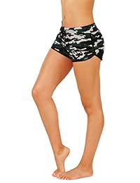 Fit Division pantalones cortos para mujer, pantalones cortos para yoga, correr, gimnasio, entrenamiento, pantalones cortos