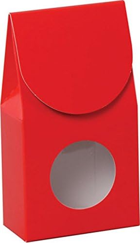 Red Gourmet Window Box Package of 6 - Small 3 1/2" x 1 3/4" x 6 1/2