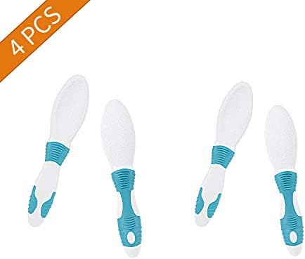 Foot File Pedicure Rasp Callus Remover, 4 Pcs Foot Files, Professional Foot Scrubber - Double-Sided Colossal Foot Rasp