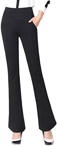 ABCWOO Women's Yoga Office Pants Dress Work Slacks Business Casual Trousers,High Waisted,Stretch,Flare