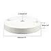 uxcell Retro Ceiling Light Plate Pointed Base Chassis Disc Pendant Accessories 120mmx20mm White w Screw