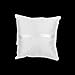 Kloud City 5.5x5.5 Inches Wedding Ceremony Ring Cushion Bearer Faux Pearl Satin Ribbon Party Ring Pillow
