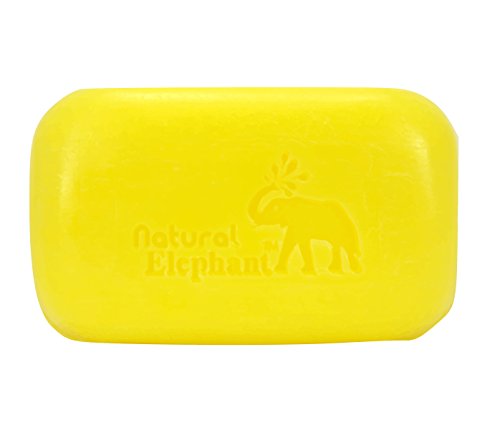 Dead Sea Sulfur Soap 4.4 oz 3 Pack (3 Soap Bars) by Natural Elephant