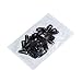 Dreamlover 30 Pack Black Stainless Steel Wig Clips, 10 Teeth Snap Combs Clips with Rubber for Hair Extensionthumb 4