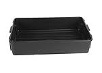 Mighty Max Cart Plastic Stackable Storage Tub, Black