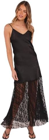 dress the population melina lace fit & flare maxi dress Dress the Population Black Label Melina Floral Lace Fit-and-Flare Maxi Dress